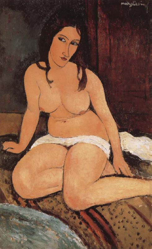 Amedeo Modigliani Seated Nude oil painting image